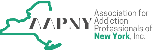 Association for Addiction Professionals of New York (AAPNY) - Member accreditation badge - certified addiction treatment quality and standards